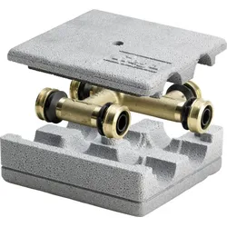 Pressfitting Viega Raxofix 5349 Kreuzungs-T-Stück mit Dämmbox 20mm x 20mm x 20mm