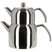 COFI Teekanne Edelstahl Caydanlik Teekocher Wasser/Tee-Kessel Wasserkessel 2L, Teekessel