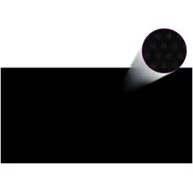 vidaXL Rechteckige Poolabdeckung schwarz 1200x600 cm