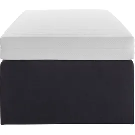 Westfalia Schlafkomfort Boxspringbett 90 x 200 cm Schwarz