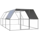 vidaXL Outdoor-Hühnerkäfig 3x6x2 m Verzinkter Stahl