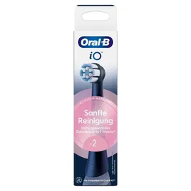 Oral-B iO Sanfte Reinigung Aufsteckbürste schwarz 2 St.