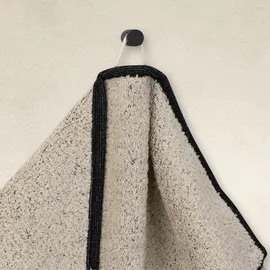 Möve Eden Melange Gästehandtuch 30 x 50 cm nature/black