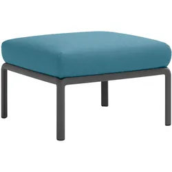 Nardi Komodo Pouf, anthrazit / adriatic sunbrella