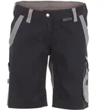 Planam Damen Stretch-Shorts Norit - 4XL - schwarzblau/zink