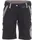 Planam Damen Stretch-Shorts Norit - 4XL - schwarzblau/zink