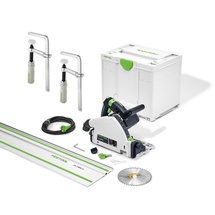 Festool Tauchsäge TS 55 FEBQ Plus inkl. Führungsschiene FSZ 120 SYS3 M 337