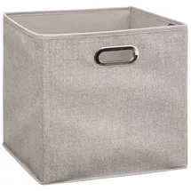 5 five simply smart Aufbewahrungskorb 31 x 31 x 31 cm 1-tlg. beige meliert