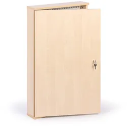 Schlüsselkasten aus Holz, für 160 Schlüssel, Birke