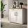 inn.furn Sideboard 95 x 92 cm Weiß / Naturbelassen