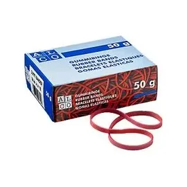 Alco Gummiband Naturkautschuk 4x130mm rot, 50g