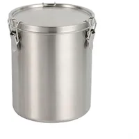 Besttoolifes Luftdichter Küchenbehälter aus hochwertigem Edelstahl für langfristige Aufbewahrung von Lebensmitteln, 2500 ml, rostfreier Premium-Behälter (2500 mm)