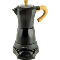 Jocca elektrische Espresso Kaffeemaschine in schwarz für bis zu