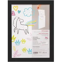 Walther MB130B Artist Explorer Holzrahmen 21x29,7cm Kunstglas schwarz