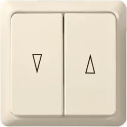 Elso 502800 Jalousietaster 10A komplett RENOVIERUNG Steckklemme perlweiß