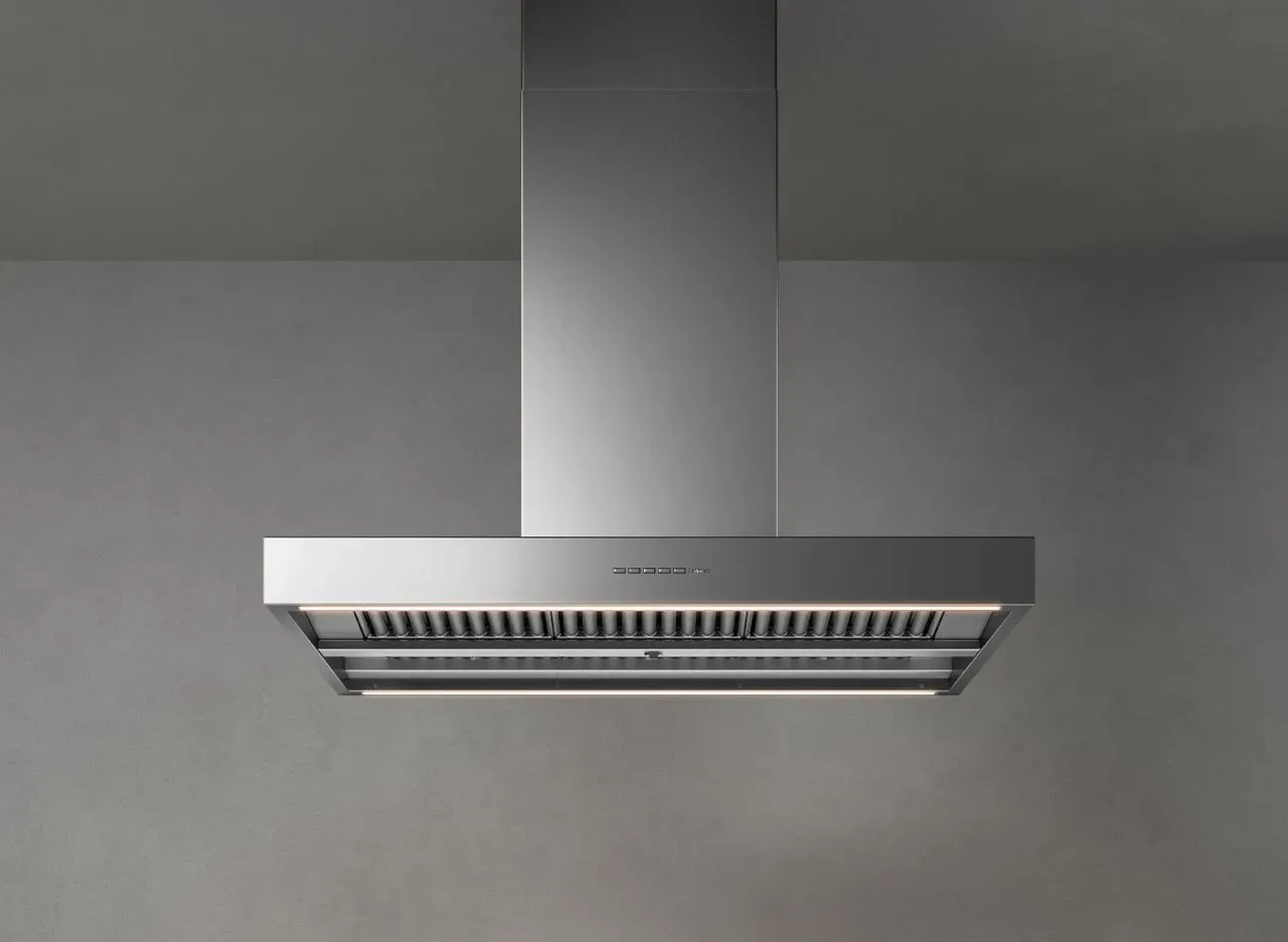 Plane No-Drop Wand- oder Inselhaube 90 cm mit Randabsaugung