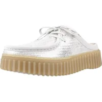 CLARKS Torhill Mule Silber 37