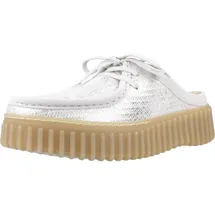 CLARKS Torhill Mule Silber 37