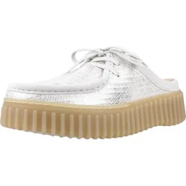 CLARKS Torhill Mule Silber 37