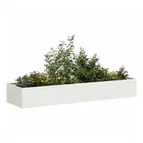 vidaXL Pflanzgefäß 280 x 80 x 40 cm Weiß