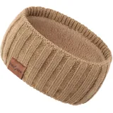 DRESHOW Damen Warm Gestricktes Stirnband Winter Ohrenwärmer Elastische Gehäkelte Kopfwickel Dickes Fleecefutter Haarbänder