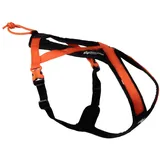NON STOP Rush Hundegeschirr Schwarz/Orange 8