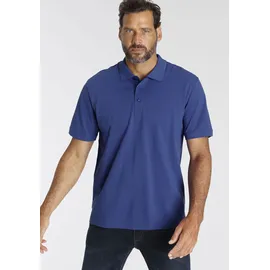 MAN'S WORLD Poloshirt MAN'S WORLD, Herren, Gr. 72/74 (5XL), blau (royalblau), Piqué, Obermaterial: 100% Baumwolle, unifarben, Basic, regular fit, Rundhals, Flachstrickbündchen, Shirts, Kurzarm, lockere Passform, unifarben, Topseller