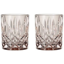 Nachtmann Whiskyglas Noblesse Fresh Whiskybecher 295 ml 2er Set, Glas braun