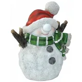 dazikemo Gartenfigur Dekofigur Gartenfigur Schneemann