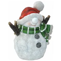 dazikemo Gartenfigur Dekofigur Gartenfigur Schneemann