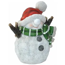 dazikemo Gartenfigur Dekofigur Gartenfigur Schneemann