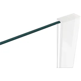 BuyLando.Shop Lily Walk-In-Dusche 100 x 200 cm Mitte Weiß ESG Glas