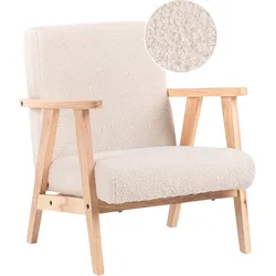 Kindersessel LINDE Bouclé Hellbeige