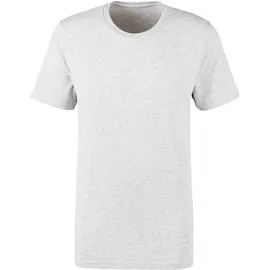 Bruno Banani BRUNO BANANI, Herren, Gr. S, bunt (navy, grau, meliert, petrol), Jersey, Obermaterial: 95% Baumwolle, 5% Elasthan, unifarben, Basic, bequem hüftbedeckend, Rundhals, abgesteppte Kante, Shirts Multipacks Unterhemd, mit Rundhals-Ausschnitt