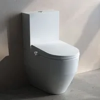 Laufen Cleanet Meda Stand-Dusch-WC mit WC-Sitz Weiß