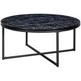 KADIMA DESIGN Schwarz Marmor 80 x 36 x 80 cm