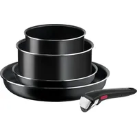 Tefal Ingenio L15490, Schwarz, Aluminium, Titan, Schwarz, Thermo-Punkt, Abnehmbar - Schwarz