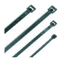 HEIDEMANN Nylon - Kabelbinder, schwarz, 290 X 4,8 UV-beständig, 100St SB