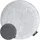 Dune Design Sitzkissen Ø 35 cm grau 1 St.