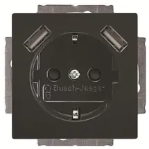 Busch-Jaeger USB-Steckdose 2x USB anthrazit 2 St.