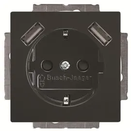 Busch-Jaeger USB-Steckdose 2x USB anthrazit 2 St.