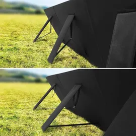 SWAREY Faltbares Solarpanel 200W Monokristallines Solarmodul für Powerstation Garten Camping RV Wandern Tablet