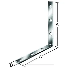 Vormann Starkwinkel 40x40x20x3mm Stahl, verzinkt