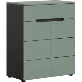 xonox.home Canu 80 x 94 x 37 cm Smoke Green / grau