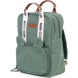 Childhome Kinderrucksack Mini Club, - Signature, Canvas - Grün