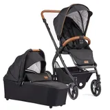 GESSLEIN Kombikinderwagen FX4 Soft+ Style Babywannen Set schwarz