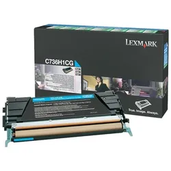 Lexmark Tonerpatrone Hohe Ergiebigkeit 10.000 Seiten Cyan