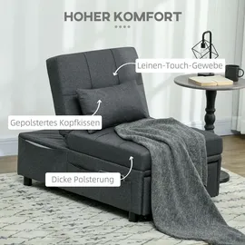 Homcom Schlafsessel, Polyester, Schaumstoff