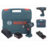Bosch GSB 18V-21 inkl. 1 x 5,0 Ah + Ladegerät + L-Case