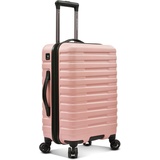 U.S. Traveler Boren Hartschalenkoffer aus Polycarbonat, robust, mit 8 Spinnrollen, Aluminiumgriff, Pink, Carry-on 22-Inch, USB Port, Boren Hartschalenkoffer aus Polycarbonat, robust, mit 8